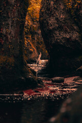 Red Waterfall in Scotland