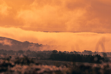 Sunrise at Northumberland Countryside