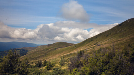 The mountains