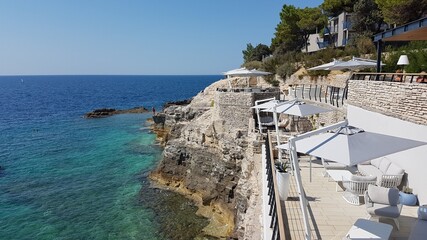 Bar direkt an der kroatischen Adria