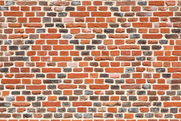 Diamond pattern brickwork, decorative black red brick wall UK
