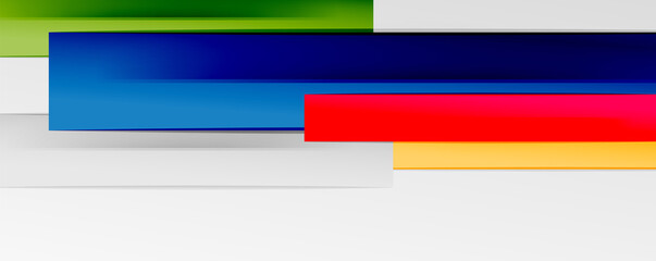 Multicolored lines background. Design template for business or technology presentations, internet posters or web brochure covers