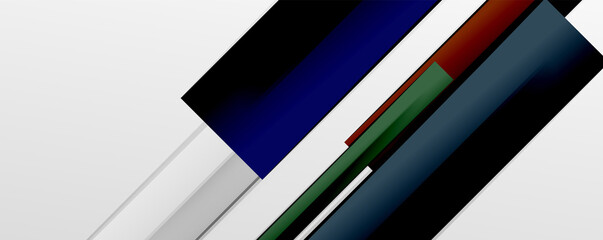 Multicolored lines background. Design template for business or technology presentations, internet posters or web brochure covers