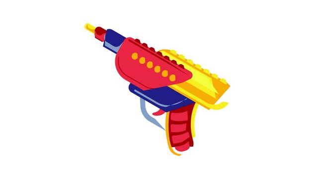 Water pistol icon animation