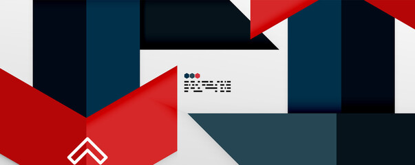 Shiny color triangles and geometric shapes vector abstract background