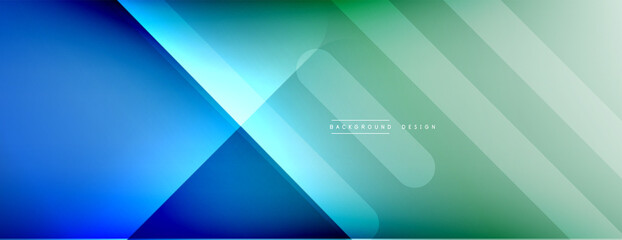 Dynamic lines abstract background. 3D shadow effects and fluid gradients. Modern overlapping forms