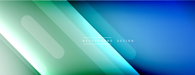 Dynamic lines abstract background. 3D shadow effects and fluid gradients. Modern overlapping forms