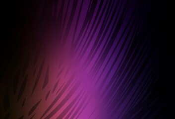 Dark Purple, Pink vector glossy abstract layout.