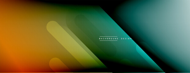 Dynamic lines abstract background. 3D shadow effects and fluid gradients. Modern overlapping forms