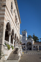 Fototapeta premium Udine (Italy), 1th March, 2021: The monumental renaissance Piazza della Liberta' (Freedom Square)