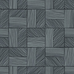 Seamless vector pattern in geometric ornamental style drawn by hand