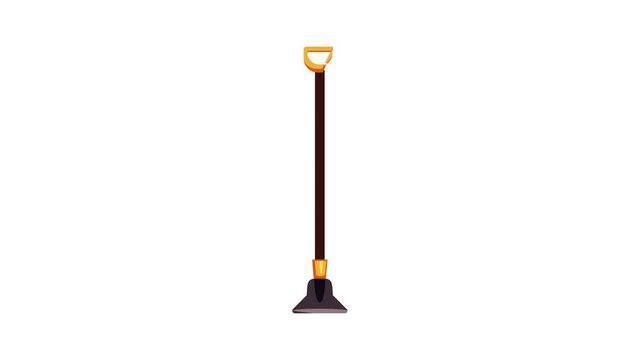 Garden hoe icon animation