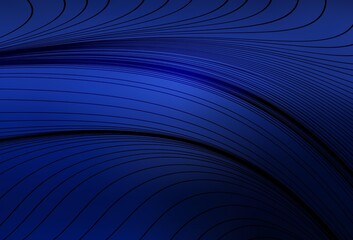 Dark BLUE vector backdrop with wry lines.