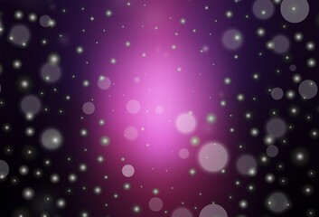 Dark Pink vector texture in birthday style.