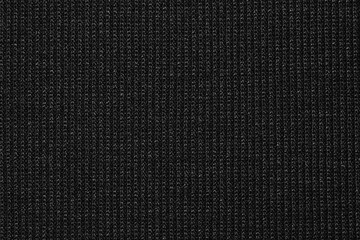 black fabric cloth texture, textile background