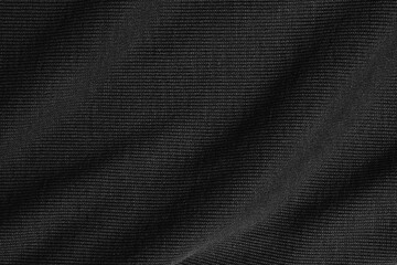 crumpled black fabric cloth texture