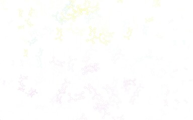 Light Multicolor vector template with artificial intelligence structure.