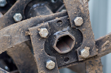 Working parts of new agricultural disc harrow
