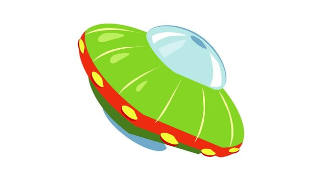 Astronomy ufo icon animation