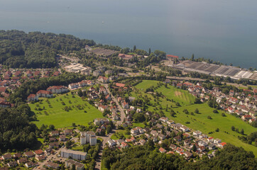 Fototapeta premium View of Manzell from above