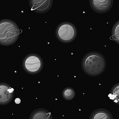 Obraz na płótnie Canvas Galaxy pattern cartoon style. Astronaut with