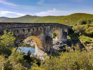 Bridge in the Landscape of Corsica