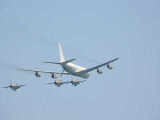 airplane in the sky