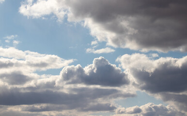 Obraz premium blue sky with clouds