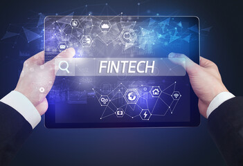 Close-up of a tablet searching inscription