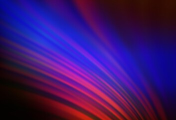 Dark Blue, Red vector blurred and colored pattern.