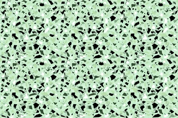 Behang Terrazzo vloeren groen naadloos patroon. Abstracte achtergrond. Marmeren textuur. vector illustratie © Galactica
