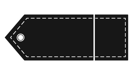 Label Price Tag Icon Pictogram. Isolated vector illustration on white background.