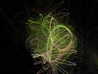 Imaginatory fractal background generated Image