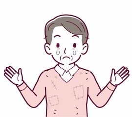 ボロボロの服の人