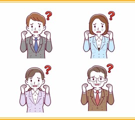 ボロボロの服の人