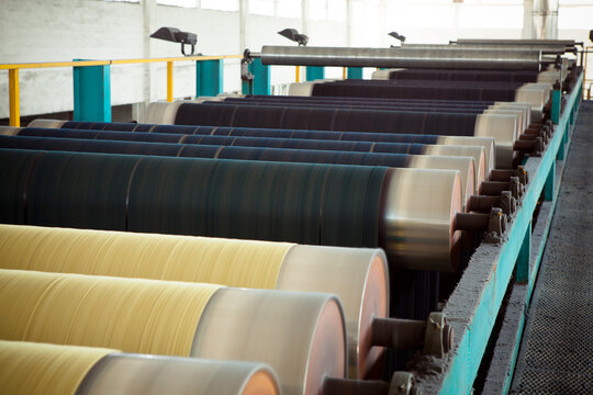 Denim Textile Industry – Rope Dyeing Machine