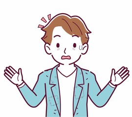 ボロボロの服の人