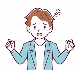 ボロボロの服の人