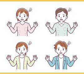 ボロボロの服の人