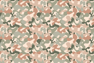 Camouflage pattern in light colors