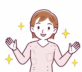 ボロボロの服の人