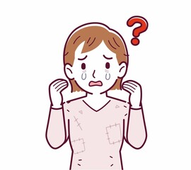 ボロボロの服の人