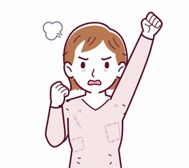 ボロボロの服の人