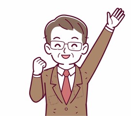 ボロボロの服の人