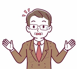 ボロボロの服の人