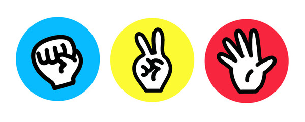 ジャンケン　アイコンセット