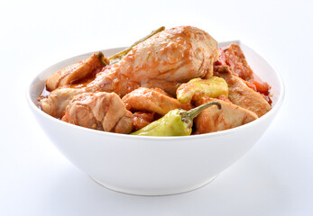 Delicious Chicken Kerhai or Chicken Karahi.