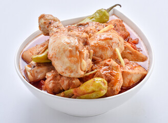 Delicious Chicken Kerhai or Chicken Karahi.