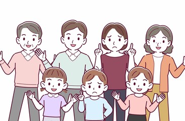 7人の家族