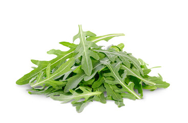 arugula isolated on white background
